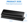 Adjustable 6 Hole Hole Punch, Metal Hole Punch Binder Puncher,