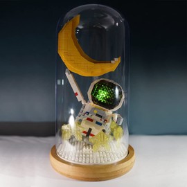 Uvini Building Blocks Astronaut Model STEM Building Toy Micro Blocks for Adults or Teens Gifts Spaceman Mini Blocks Set DIY Bricks Toys 615PCS