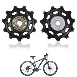 Cycling 2 x 11-T Derailleur Jockey Wheels Rear Whee Pulleys Aluminium Alloy Derailleur Bikes Ultralight Bearing for 9- 10- and 11-Speed Campagnolo Shimano RollerBoys and SRAM BDP-02