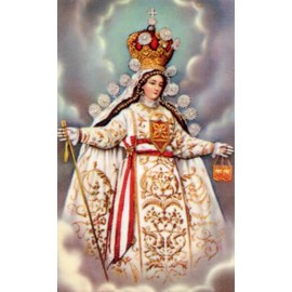 St. Jude Store Oracion a la Santisima Virgen de la Merced - Laminated holy card - Pack of 25