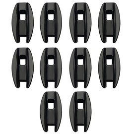 Electronic Fence Insulator, 10 PCS Corner Post Fence Insulator, Weatherproof Rainproof Electric Fence Insulator, Electric Fence Isolator UV Protection for Electric Fence Wire (Black)