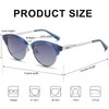 DUCO 1221 Women's Sunglasses, Polarized Lenses, UV 400 Protection, Stylish,