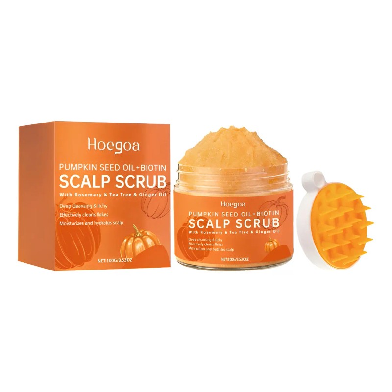 Exfoliante Nutritivo For El Cuero Cabelludo Hoegoa, Limpiez