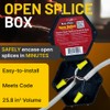 Rack-A-Tiers Open Splice Junction Box - Single, 5 Second Installation,