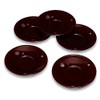 山家 Lacquerware Shop 茶托 4.0 Dimension 溜塗 Oyster Location Plum (5 Pieces