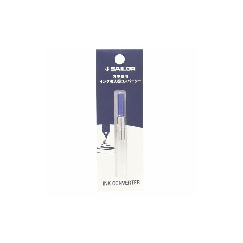 Sailor Fountain Pen Converter, Blue, (14-0506-240)