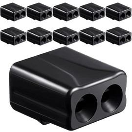 Frienda 10 Pcs Deer Whistles for Vehicles, Car, Deer Horn Avoids Collisions Vehicles Wind Activated Ultrasonic Waterproof Warning for Car Motorcycles Animal Save Alert Trunks(Black,F Style)