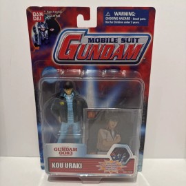 Bandai NEW 2001 Vintage Bandai Mobile Suit Gundam Action Figure Kou Uraki 0083 HTF