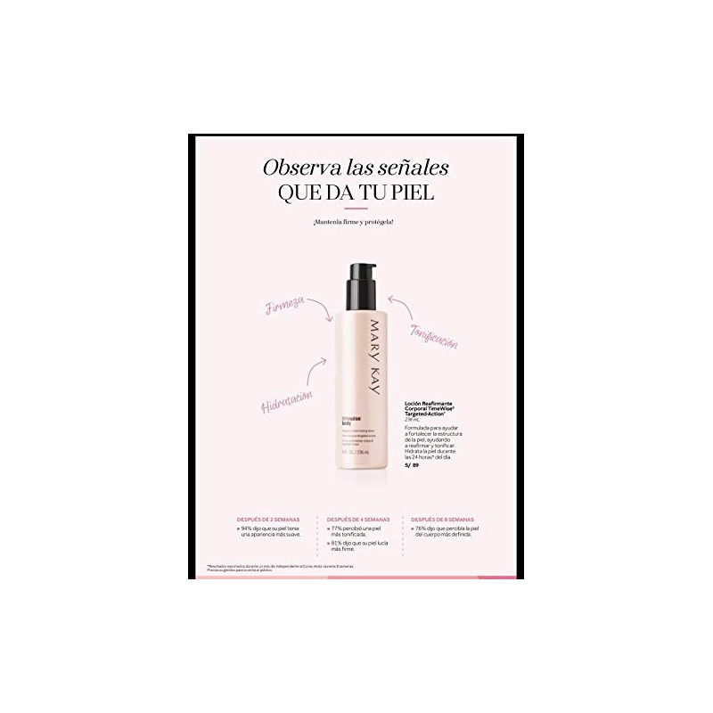 Loción Reafirmante Corporal Targeted-Action TimeWise Body