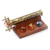 YVCrafts Brass large Marble Scope Kaleidoscope with Four Interchangeable Glass