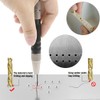 Gasea 155mm Automatic Center Punch Heavy Duty Adjustable Tension One-Handed