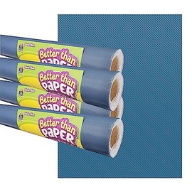 Teacher Created Resources Better Than Paper Bulletin Board Roll, 4' X 12', Slate Blue, 4/Pack (Tcr32442)