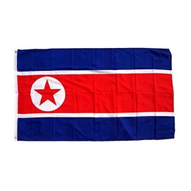 KOONARD North Korea Country Flag 3 x 5 foots International Banner Office/Activity/parade/Festival/Home Decoration