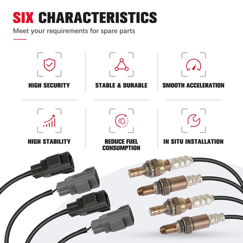 QIJIAUTO O2 Oxygen Sensor Compatible for Land for Rover Range