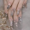 XUZOO Nail Tip, Three-Dimensional, False False Nail, Bride Nail Tip,