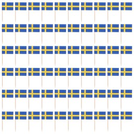 Toddmomy 100Pcs National Flag Pick Mini World Flag Sticks International Flag Toothpicks Cupcake Cocktail Pick Dessert Topper for Home Party Shop