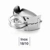 Lacor Stainless Steel Pasty Mould, Silver, 12 cm