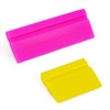 2-Piece DIY Mini Squeegee Set - Soft Silicone Window Tint