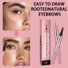 FunnAura 2PCS Magic Eyebrow Microblading Pen, 3D Waterproof 4 Tip