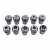 ER16 Collet Set 10PCS ER16 1-10mm Spring Collet Set Chuck