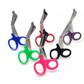 A2Z SCILAB 6 Pcs Nurse Medical Scissors EMT 7.5" Utility Bandage Shears Paramedic Emergency