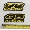Unbranded 2 QUADBOSS racing Decals Stickers offroad utv ultra4 overland