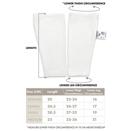 Edenswear Zinc Knee Support for Adults with Eczema (XXS)