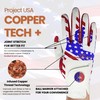 Copper Tech Men's Golf Gloves Right Hand - USA Flag