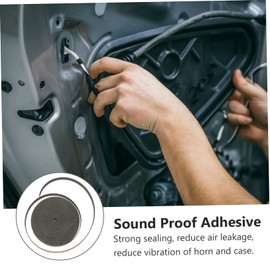 DOITOOL 1 x Rolle Lautsprecher EVA Pad Schallschutzband Dichtungsband Dichtung für Lautsprecher Isolierband aus Schaumstoff, wasserdicht, Gummipuffer