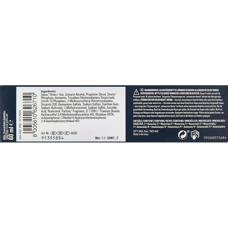 Wella Koleston Perf. Me+ Rich Naturals 6/97 60 ml