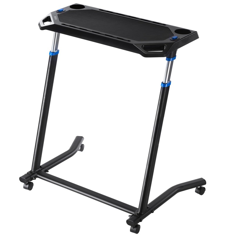 VEVOR Cycling Desk, Mobile Foldable Multi-Functional Bike Trainer & Treadmill
