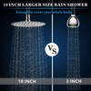 Voolan Rain Shower Head, High Pressure High Flow All Metal