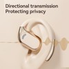 Wireless AI Translation Earbuds, Bluetooth 5.4 Open-Ear Bone Conduction Headphones,