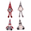 Acronde - Colgante de gnomo de Navidad (4 unidades), diseño