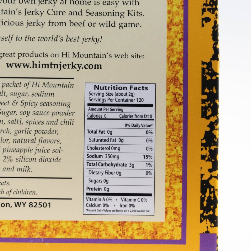 Hi Mountain Jerky Seasoning and Cure Kit | SWEET &