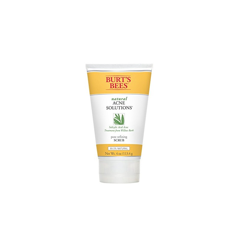 Burt's Bees Natural Acne Solutions Pore Refining Scrub, 4 Ounce