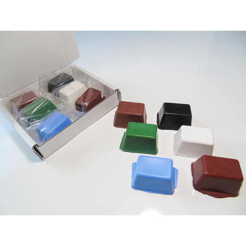 JEWELLERS Buffing Rouge Polishing Compound precious metal polishing, BROWN, GREEN,