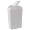 Ucake 14 L Trash Bin with Swing Lid, Plastic Slim
