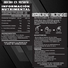 Cla  Carnitina 1kg Boss 100 Servs Pre Entreno Variossabores                                                                                           