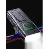Bike Light USB-C Rechargeable, Super Bright 6-LED Headlight, IPX6 Waterproof,