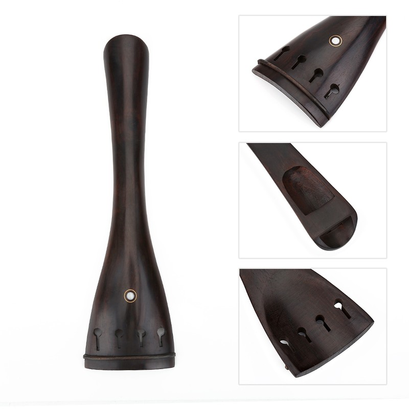 Ebony Wood Cello Tailpiece Musical Instruments Accessories for 3/4 4/4