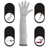 Lengthening HPPE5 Anti-Cut Gloves Sleeve 50 cm, Anti-Scratch Fingers and