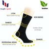 Hugh Ugoli Women's Bamboo Thin Crew Socks for Dress Business