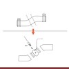 HEROFFIX 1 Satz Auto-Wasser-Kühlmittel-Temperatursensor-Adapter-Gelenkrohr-Radiatorsensor-Adapter 30mm Silberton