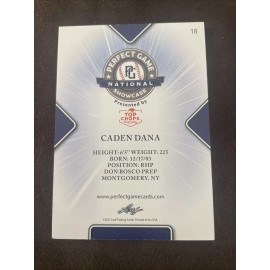 "MINT" CADEN DANA 2021 LEAF PERFECT GAME ALL-AMERICAN ROOKIE CARD #18