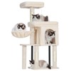 Hey-brother Cat Tree Tower, Scratching Posts with Cozy Condo, Padded
