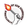 Spreadshirt Pyrotechnik Ist Kein Verbrechen Football Fan Stadium Sticker, 10