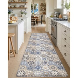 Kitchen Floor Mats Cushioned Anti Fatigue Runner Rug, 24x87