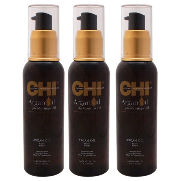 CHI Argan Oil Plus Moringa Oil for Unisex - 85ml Oil Mist - Pack of 3