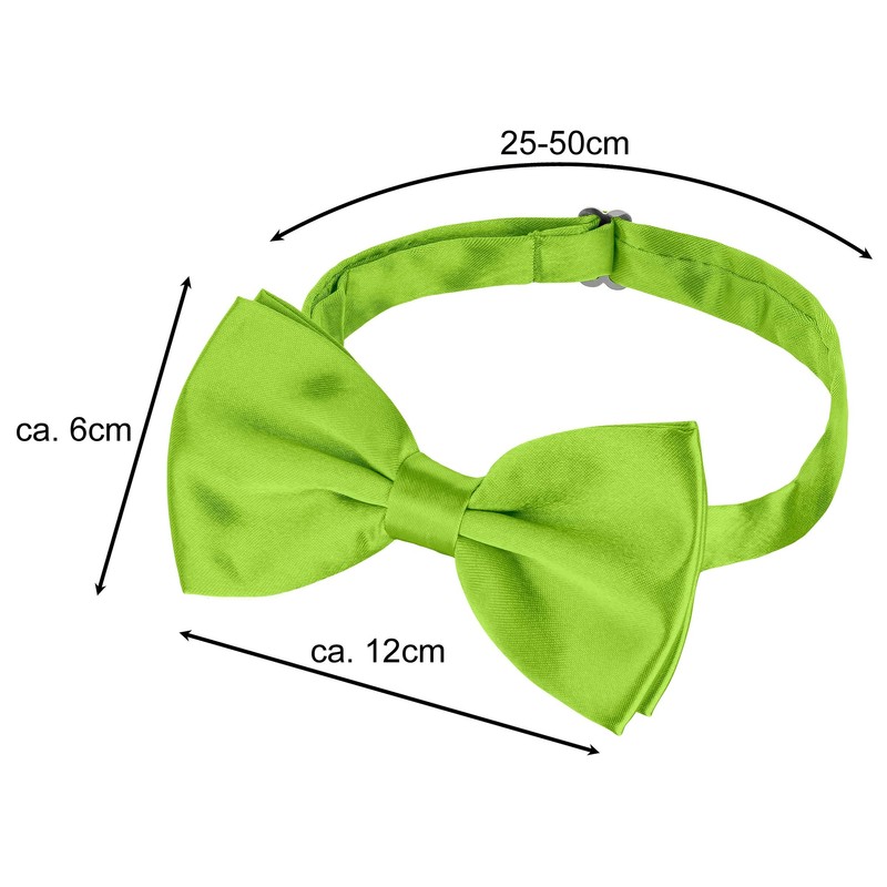 BomGuard Men's Bow Tie with Pocket Square Set - Bow